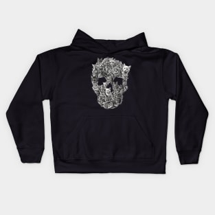 Cat Skull Craft Kids Hoodie